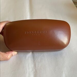 Longchamp Tan Eyewear Case